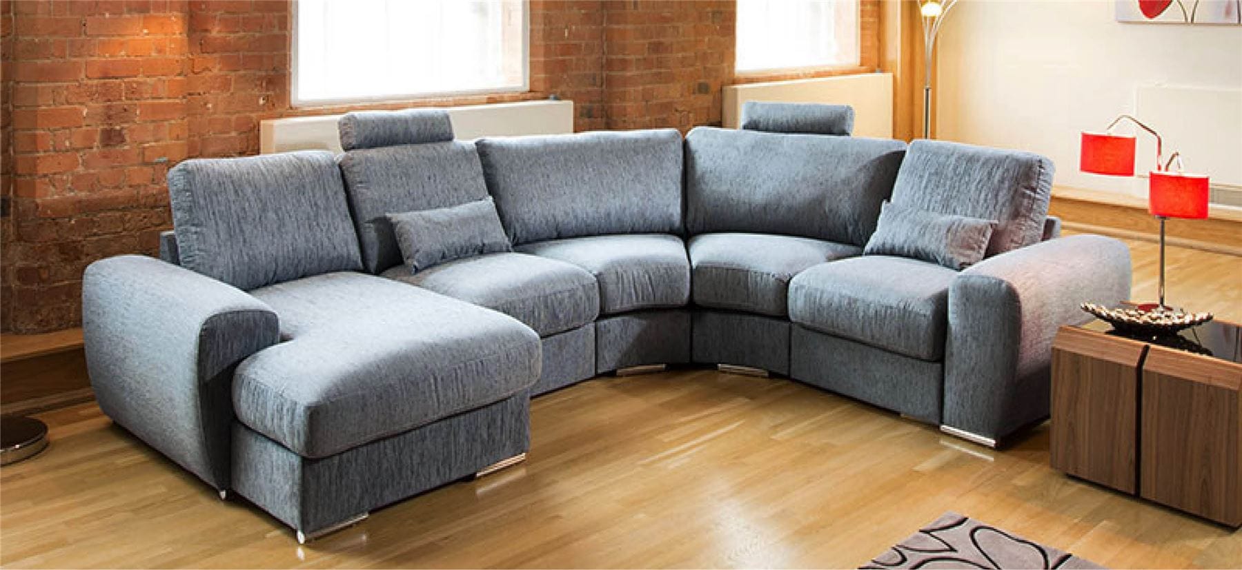 Quatropi Premium L Shape Modular Sofa Group Any Colour Grande 30LH