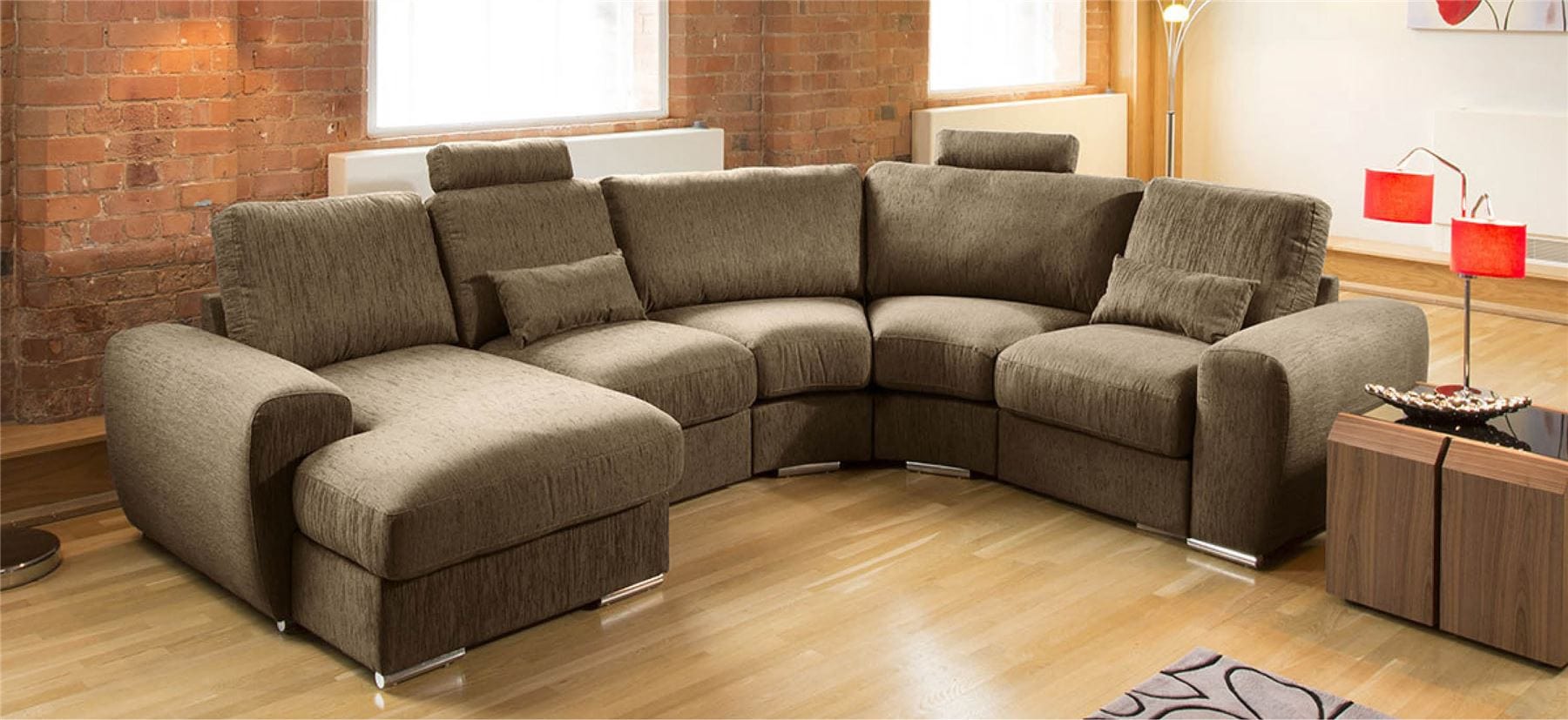 Quatropi Premium L Shape Modular Sofa Group Any Colour Grande 30LH