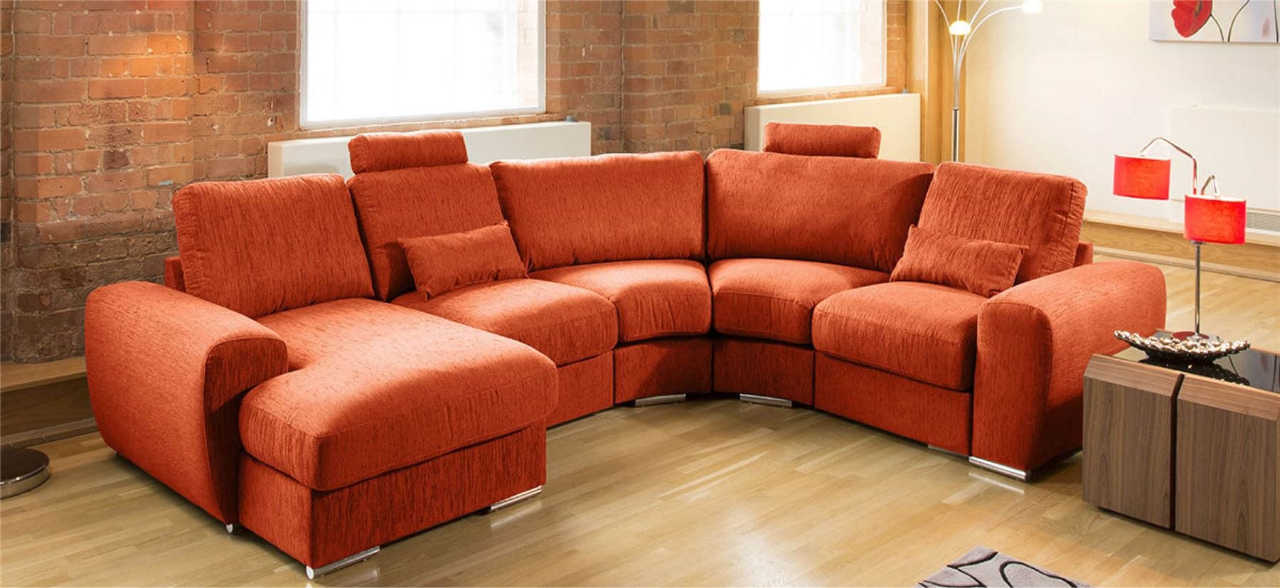 Quatropi Premium L Shape Modular Sofa Group Any Colour Grande 30LH