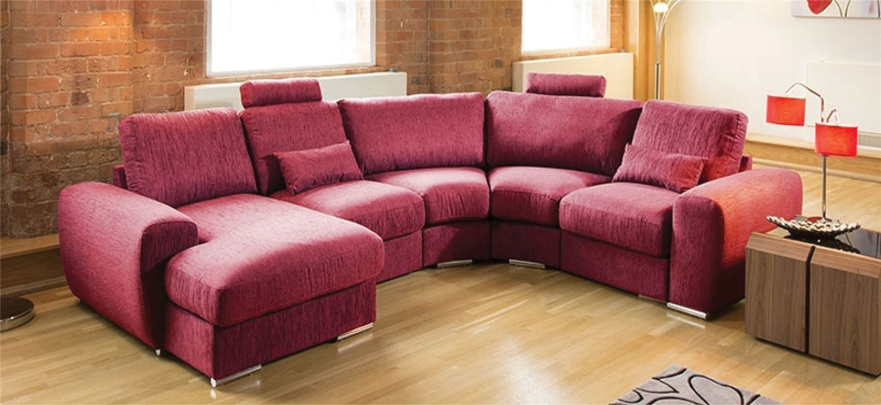 Quatropi Premium L Shape Modular Sofa Group Any Colour Grande 30LH
