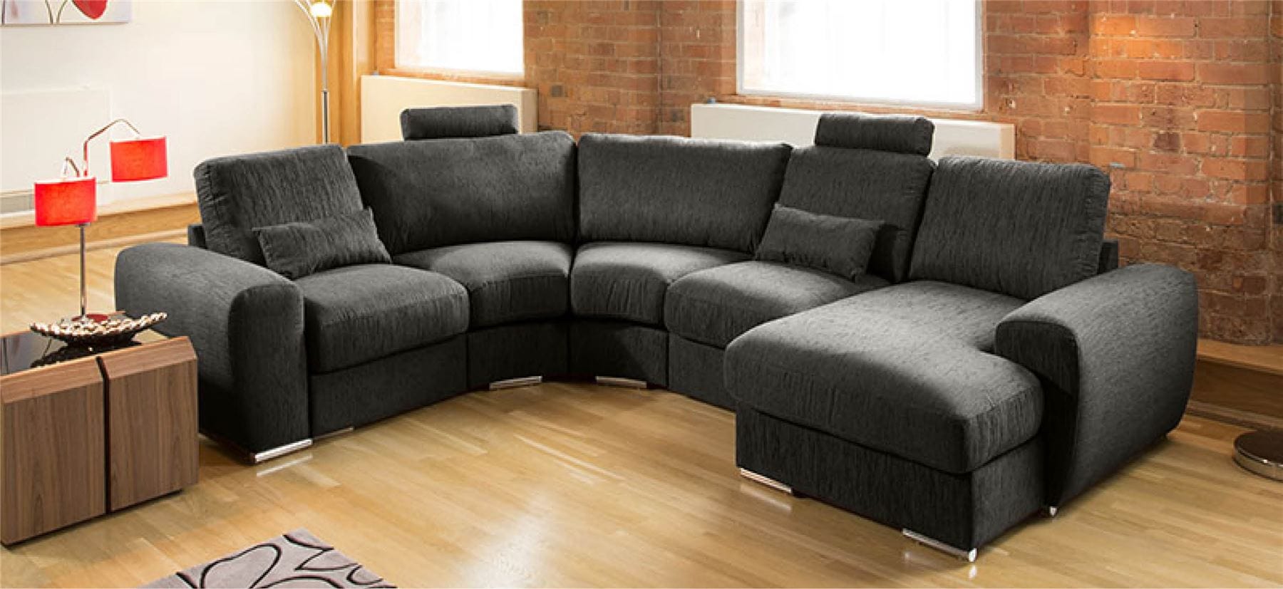 Quatropi Premium L Shape Modular Sofa Group Any Colour Grande 30RH