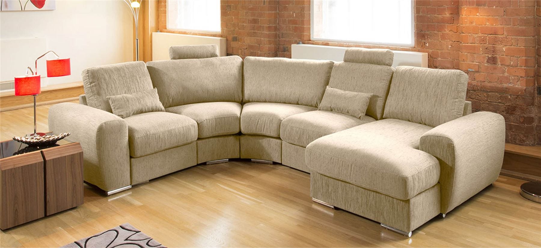 Quatropi Premium L Shape Modular Sofa Group Any Colour Grande 30RH