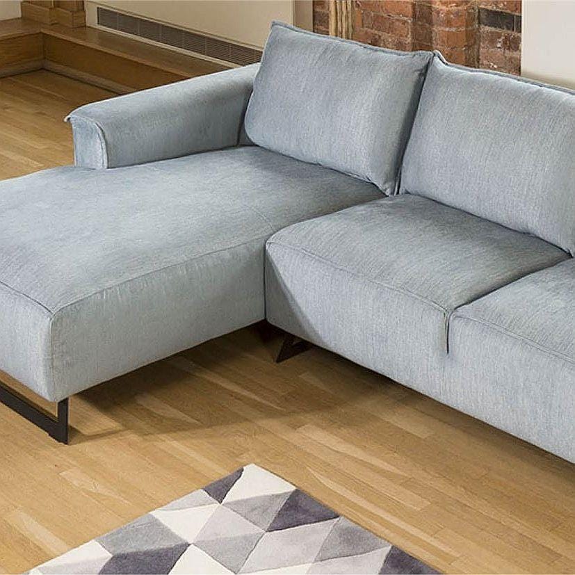 Large Luxury Effie L Shaped Sofa with Chaise Many Fabrics 3.0 x 1.9m RH