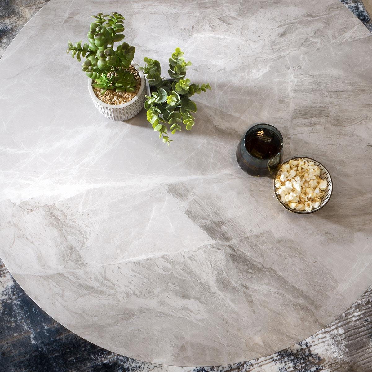 Lena Star Ceramic Coffee Table Grey