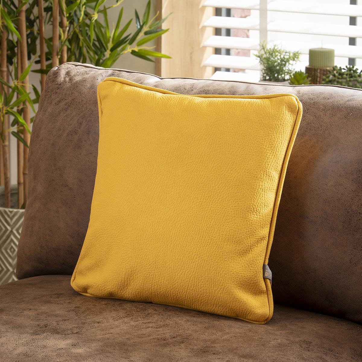 Quatropi Scatter Cushion Chloe 43x43cm Mustard