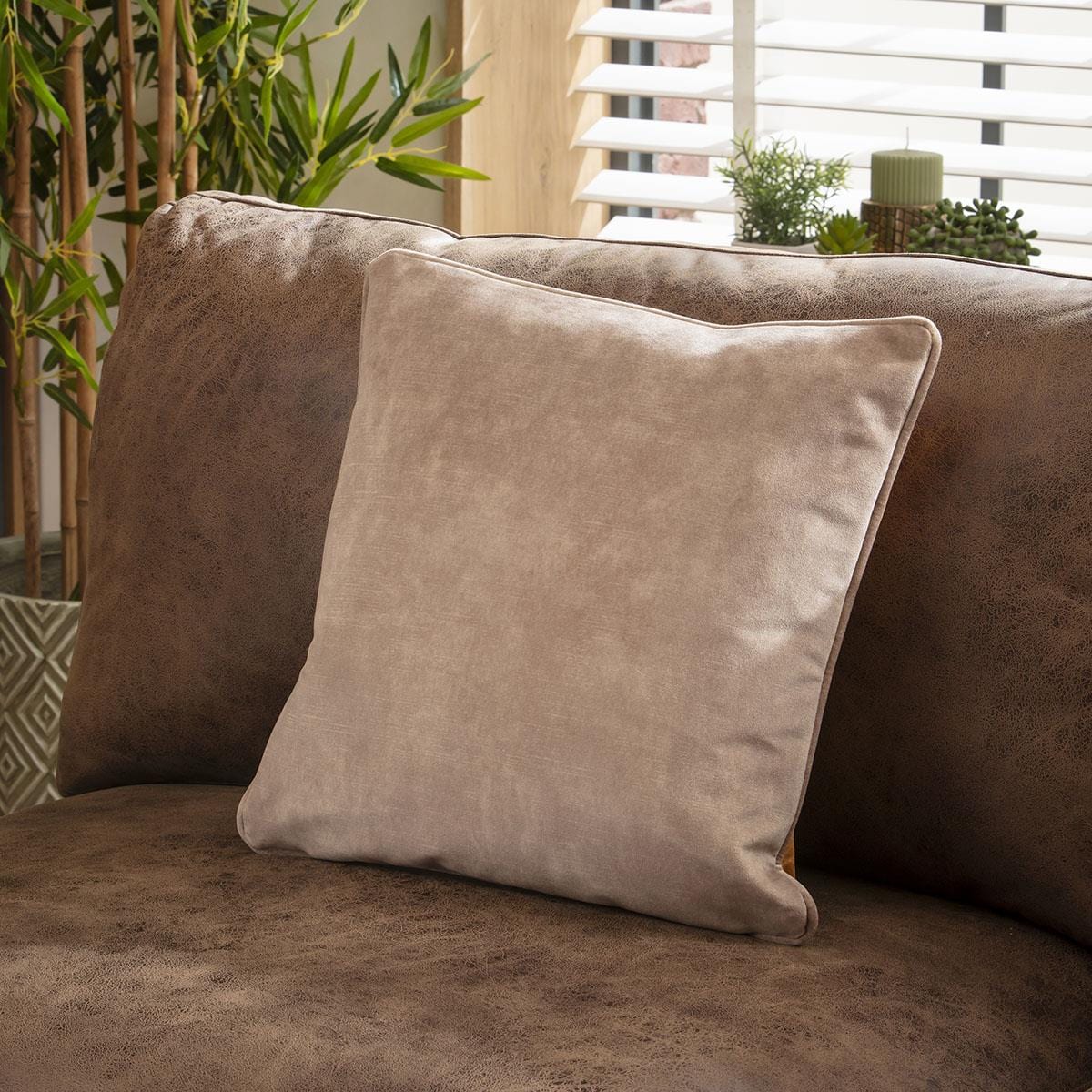 Quatropi Scatter Cushion Etta 43x43cm Mustard-Camel