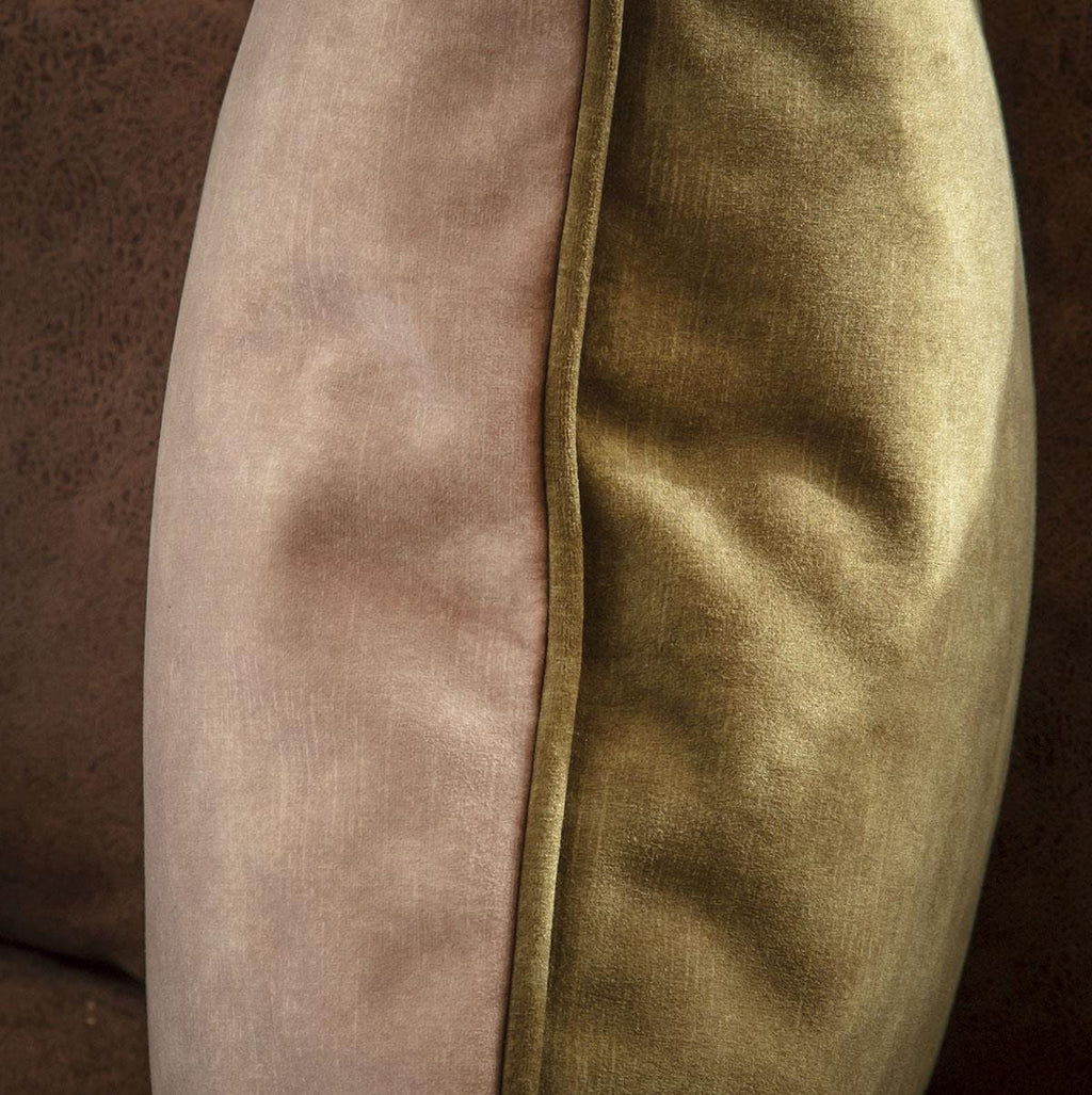 Quatropi Scatter Cushion Etta 43x43cm Olive-Camel