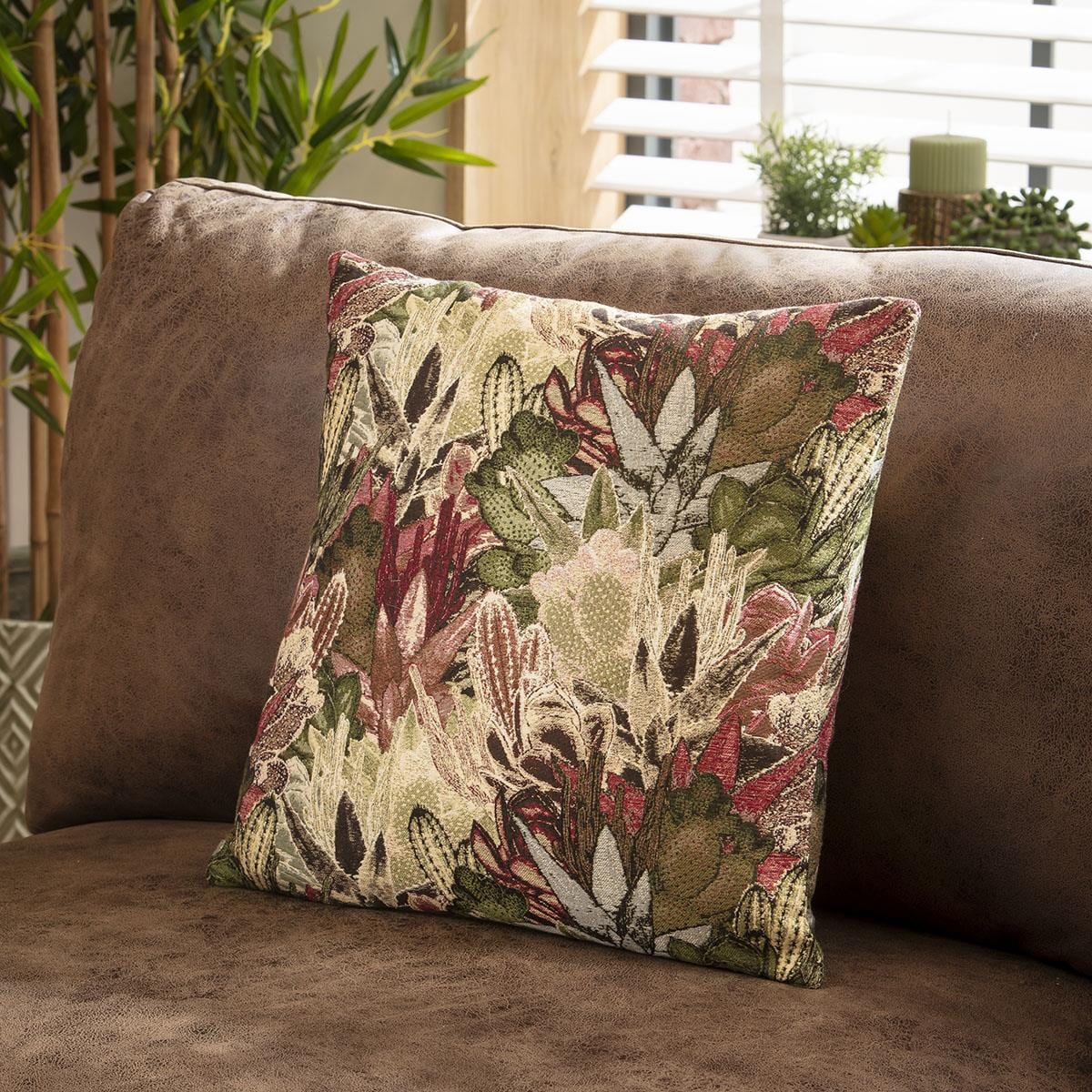 Quatropi Scatter Cushion Merida 43x43cm Green