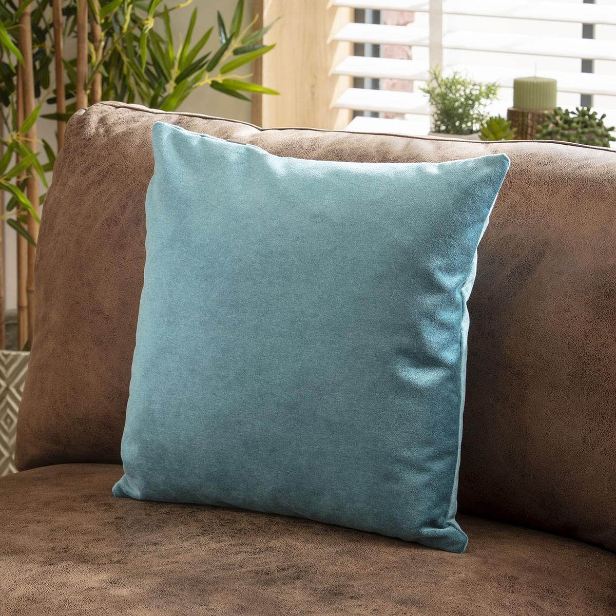 Quatropi Scatter Cushion Richelle 43x43cm Teal