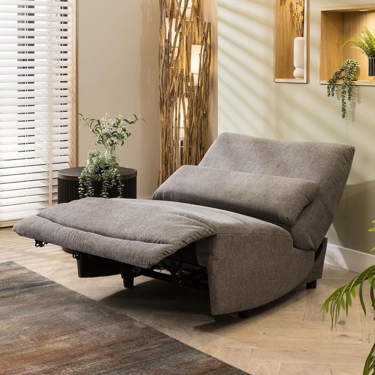 Jacob Small 2 Seater Recliner Sofa - Grey S2R