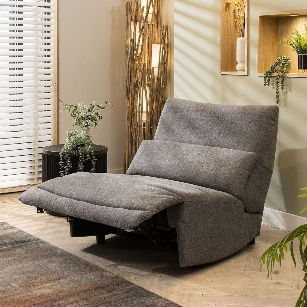 Jacob Small 2 Seater Recliner Sofa - Grey S22R