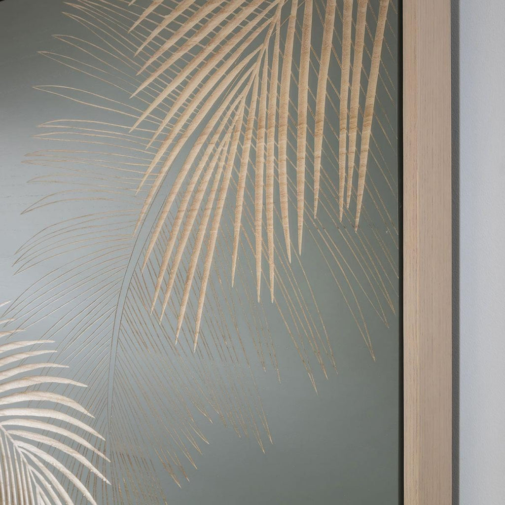 Carved Wood Framed Wall Art - Nature