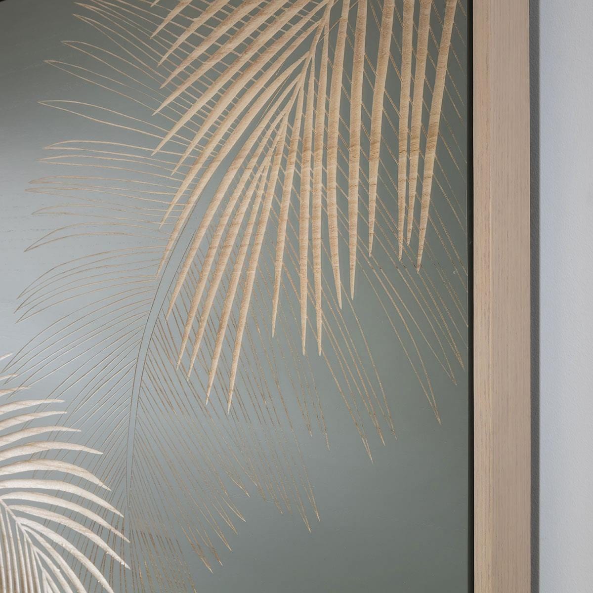 Carved Wood Framed Wall Art - Nature