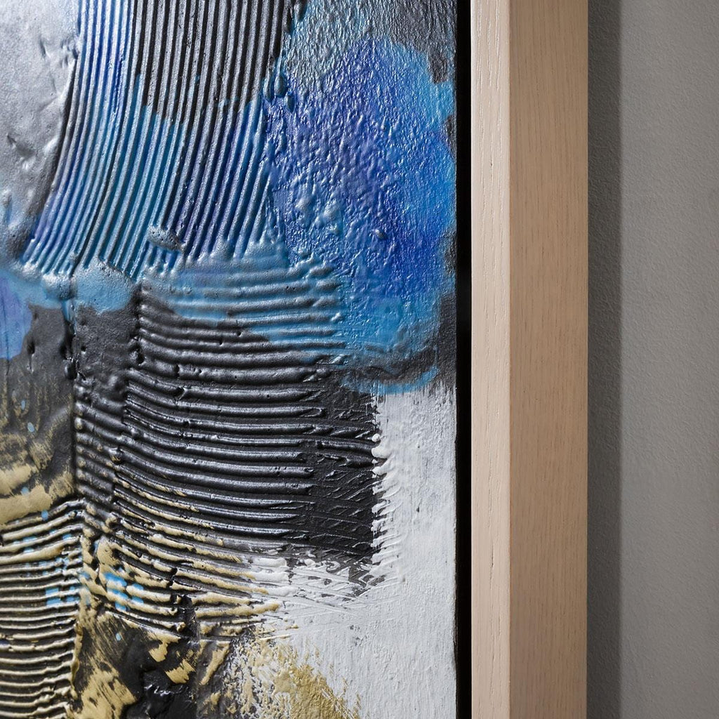 Abstract Framed Wall Art - Splash 120x150cm