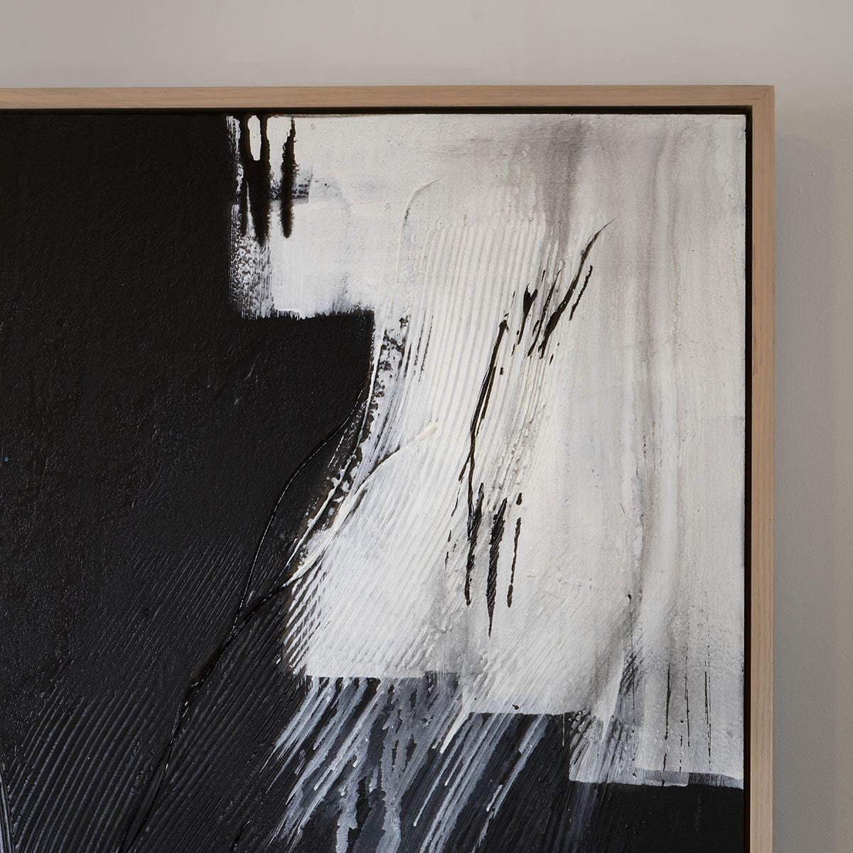 Abstract Framed Wall Art - Splash 120x150cm