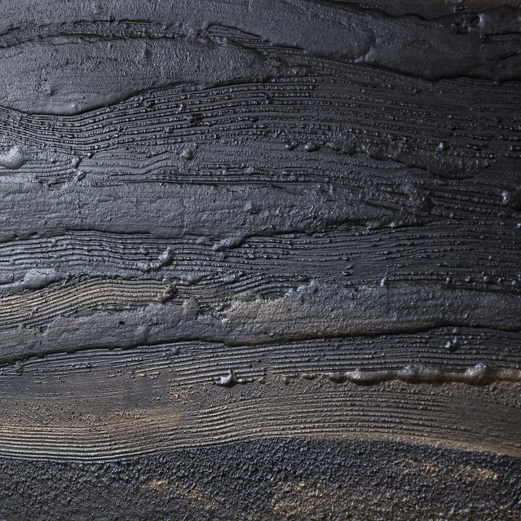 Abstract Framed Wall Art - Volcanic Ash 200x110cm