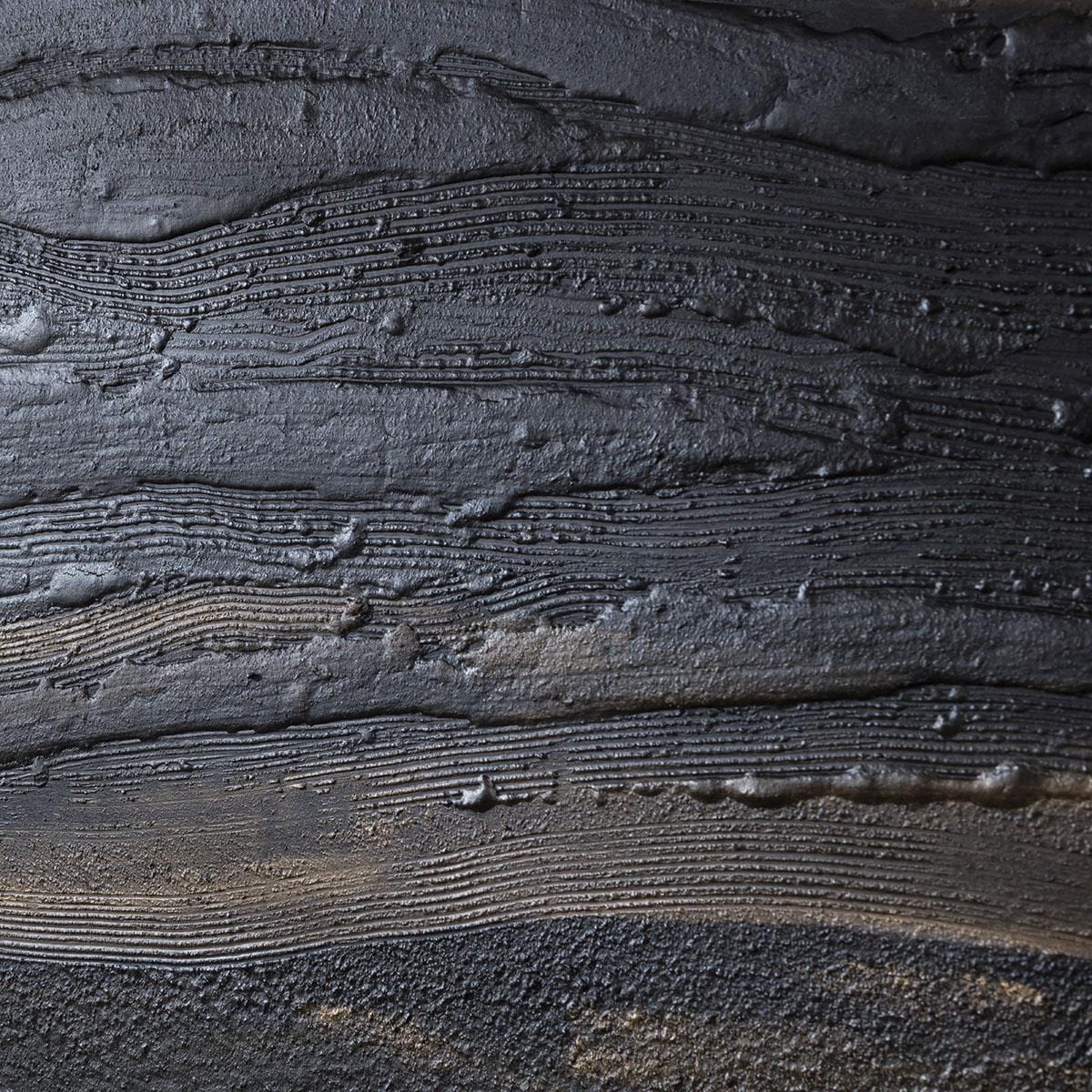 Abstract Framed Wall Art - Volcanic Ash 200x110cm