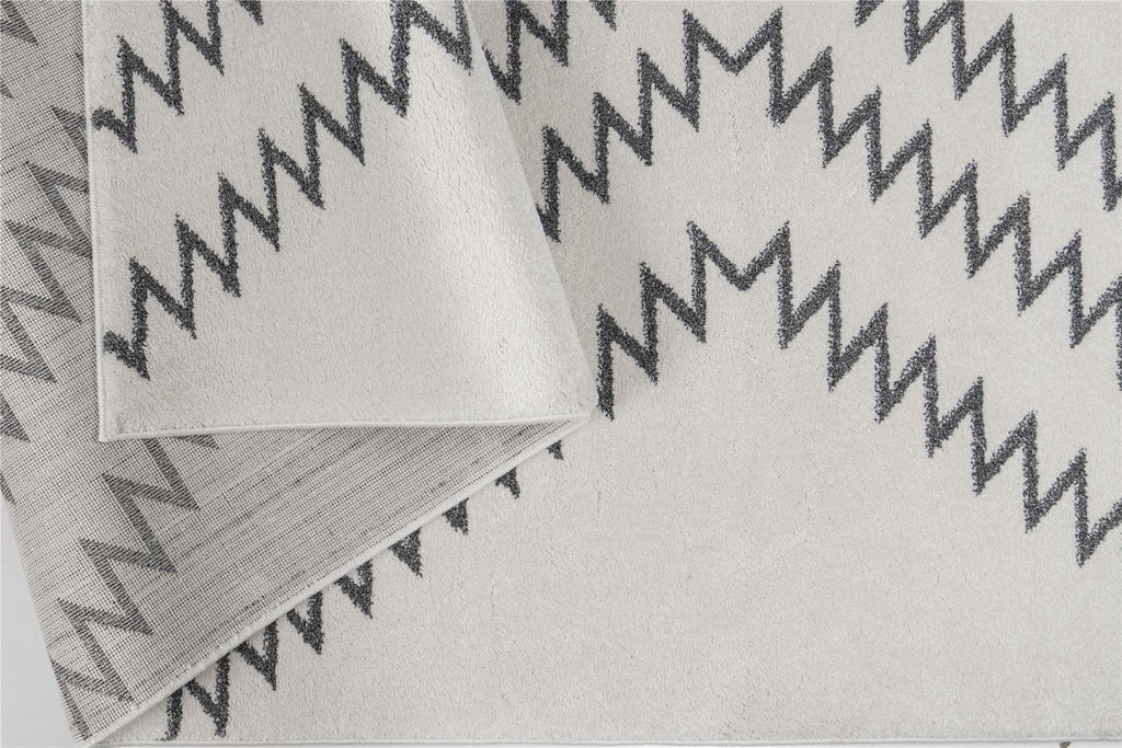 Riley Medium Rug Cream / Grey 160 X 230cm