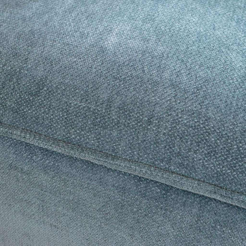 Rupert Modern 4 Seater Modular Corner Sofa Aqua Blue 276x285cm 20