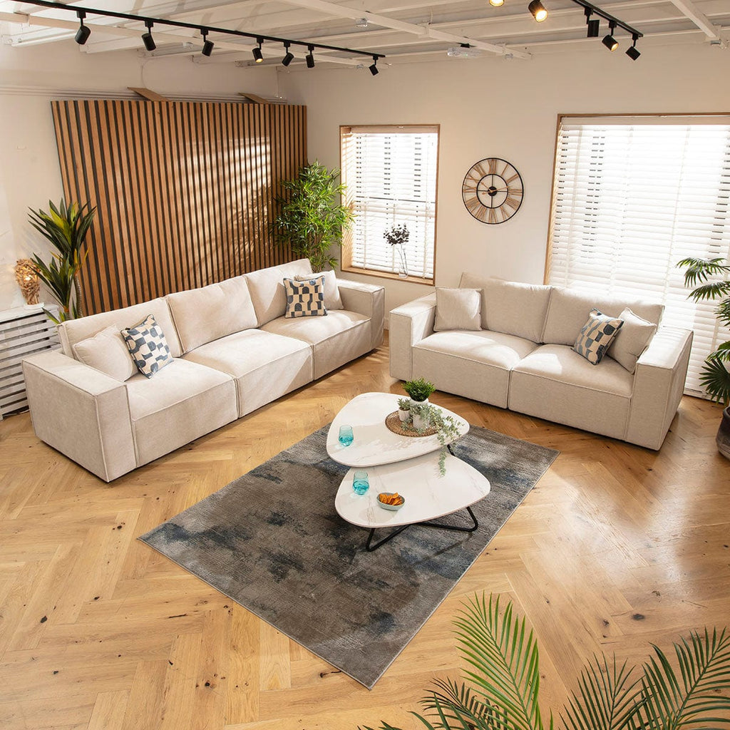 Rupert Small 2 Seater Sofa Natural 220x98cm 2S