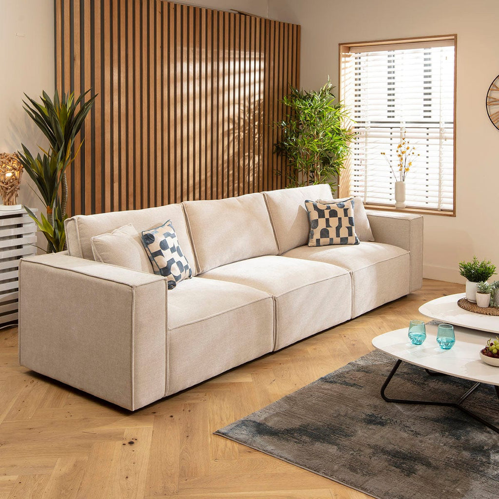 Rupert Small 3 Seater Sofa Natural 309x98cm 1