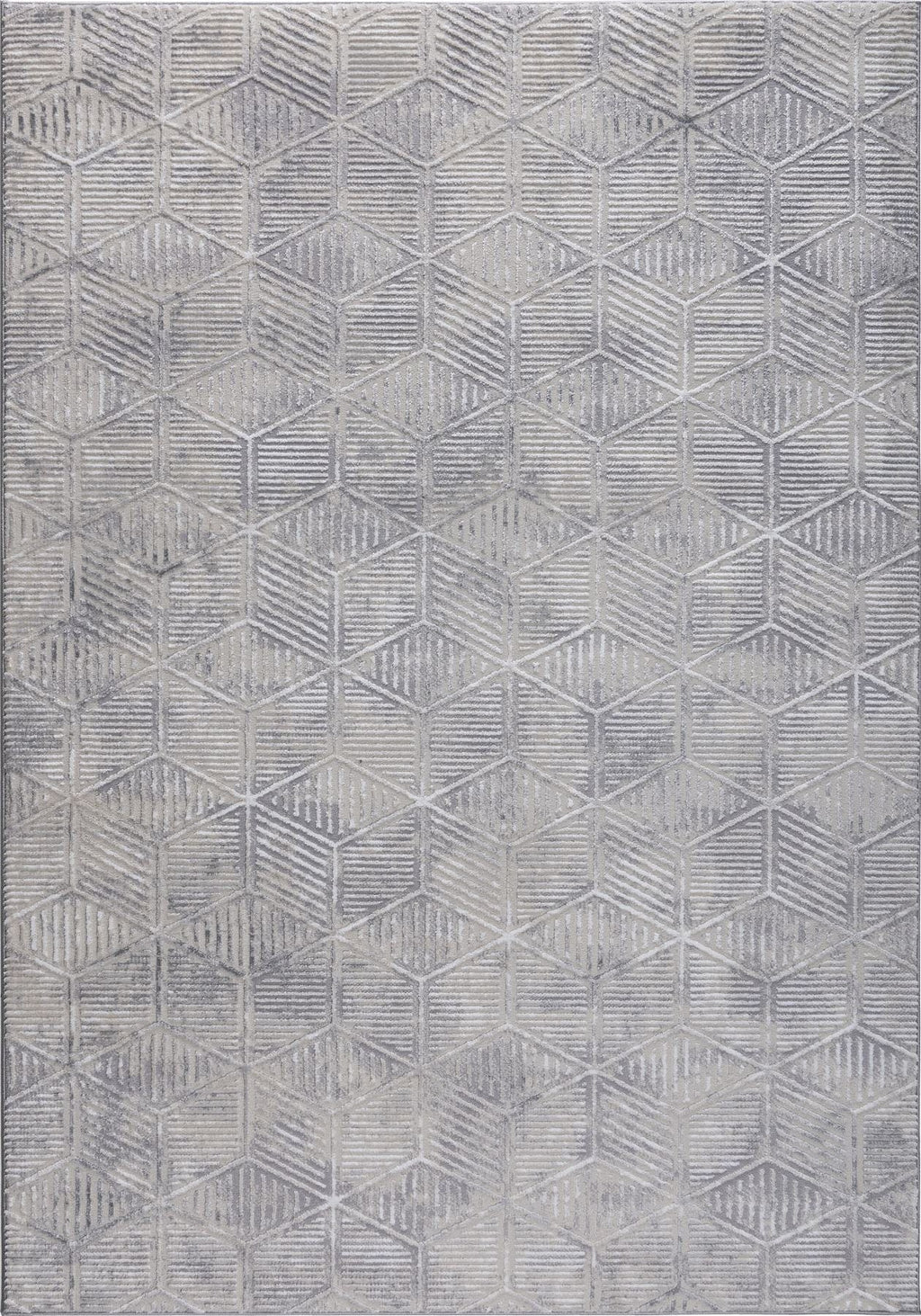 Seurat Medium Rug Grey / Whte / Silver / Beige 160 X 230cm