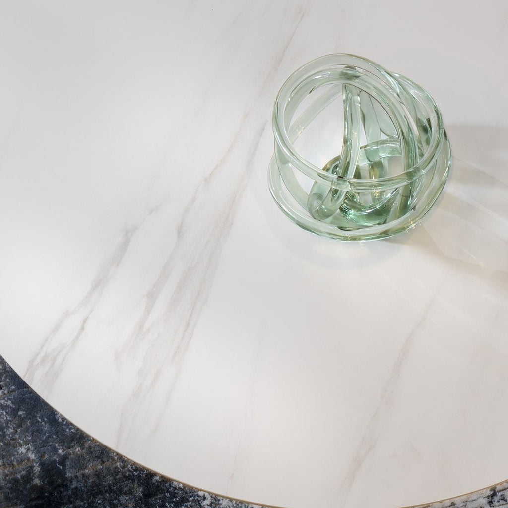 Lena Premium Ceramic Coffee Table White