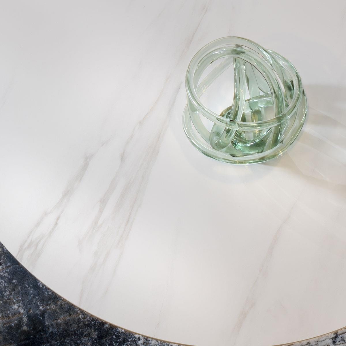 Lena Premium Ceramic Coffee Table White