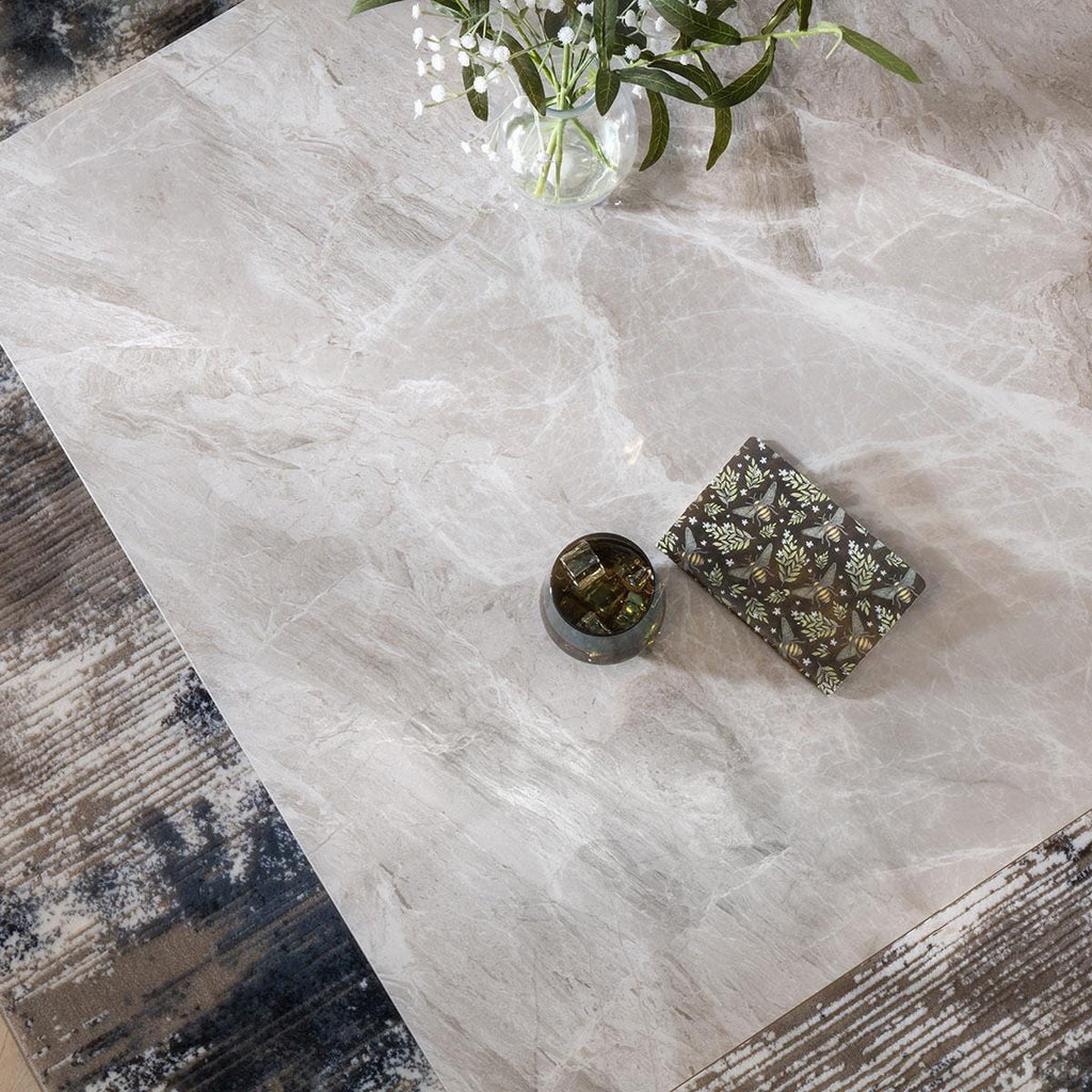 Lena Square Ceramic Coffee Table Grey