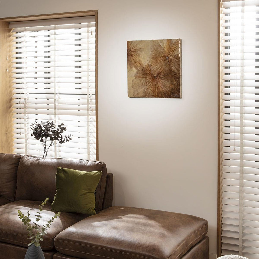 Square Lotus Framed Wall Artwork Gold & Brown 50x50cm