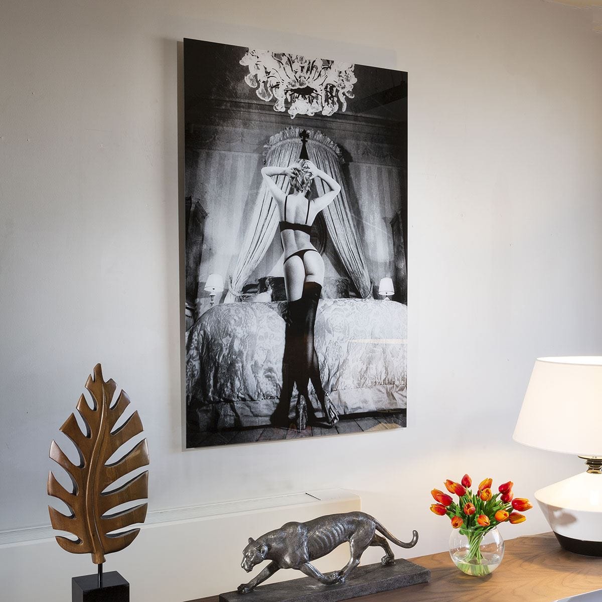 Stunning Large photographic 800 x 1200 Acrylic Art Kingsize Bed 7450