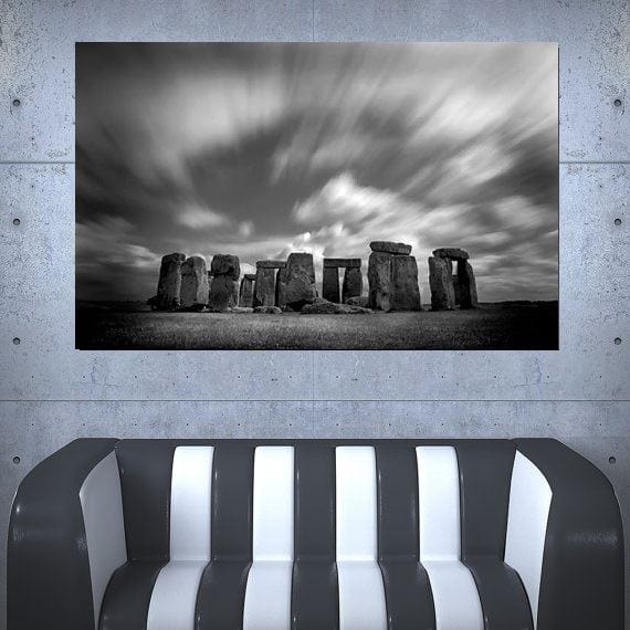 Stunning Large photographic 800x1200 Acrylic Art Stonehenge & Sky 7839