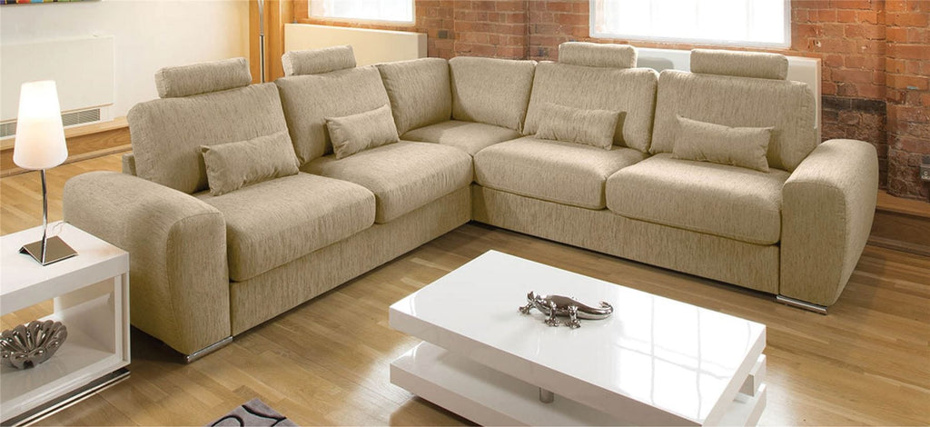 Stunning Luxury Large L Shape Modern Modular Grande Sofa Chaise 3x3 mt