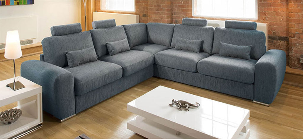 Stunning Luxury Large L Shape Modern Modular Grande Sofa Chaise 3x3 mt