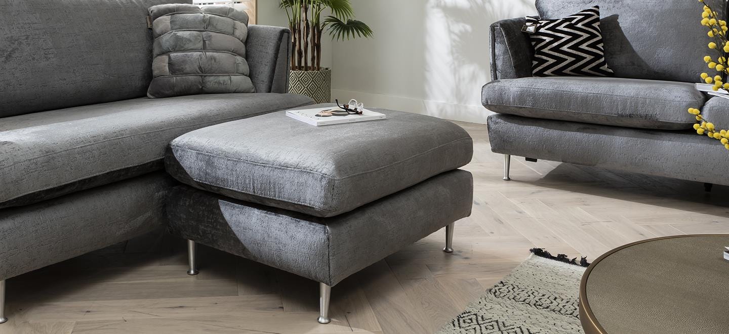 Tessa Footstool 90x70cm Stool