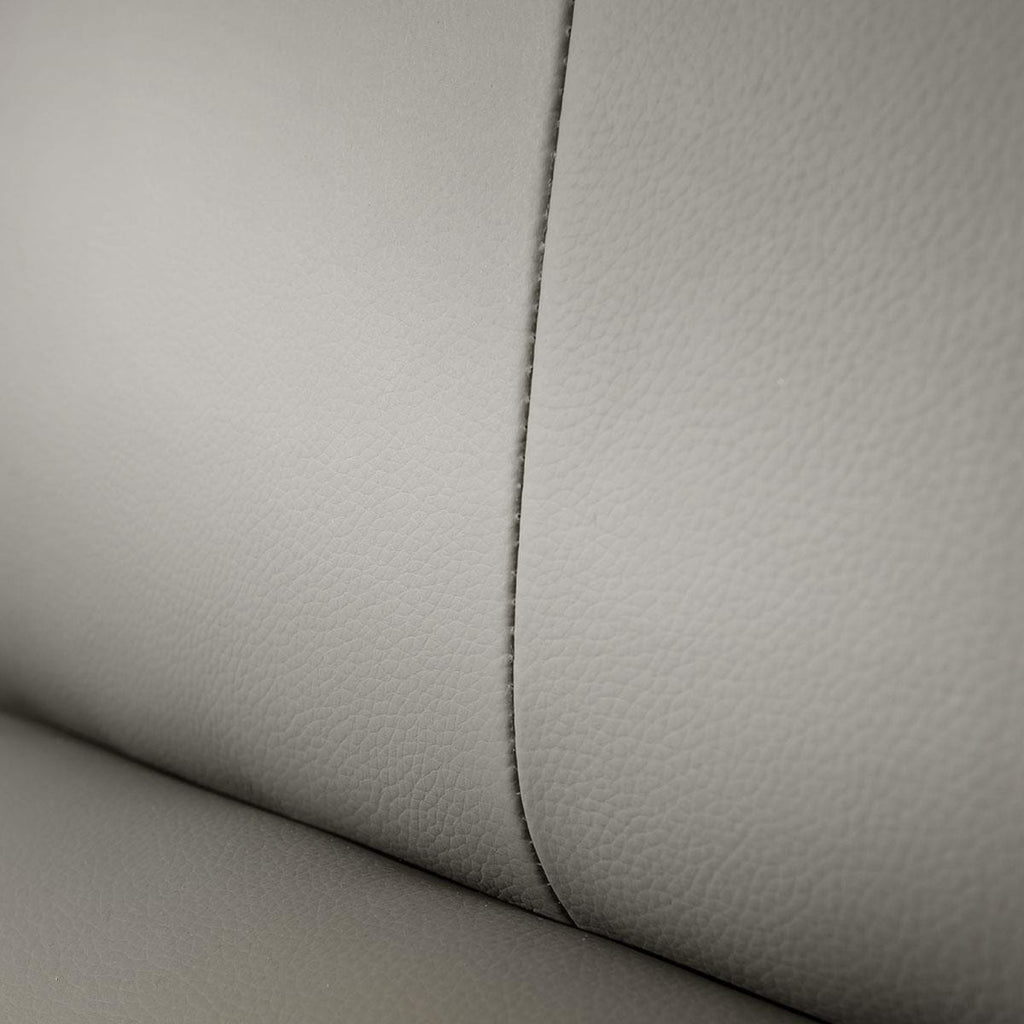 Louie Recliner 3 Seater Leather Sofa Grey