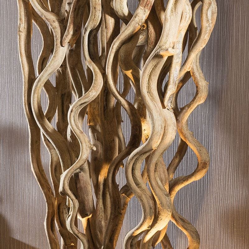 Unique Modern Designer driftwood halogen Floor Lamp/Light white 1.75m