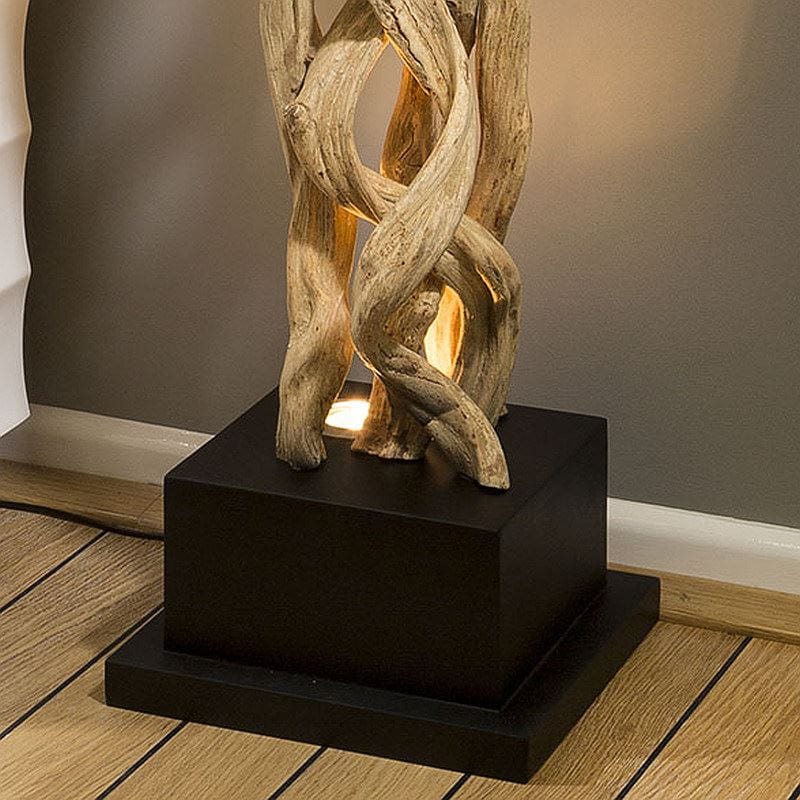 Unique Modern Designer driftwood halogen Table Lamp/Light 1000mm high