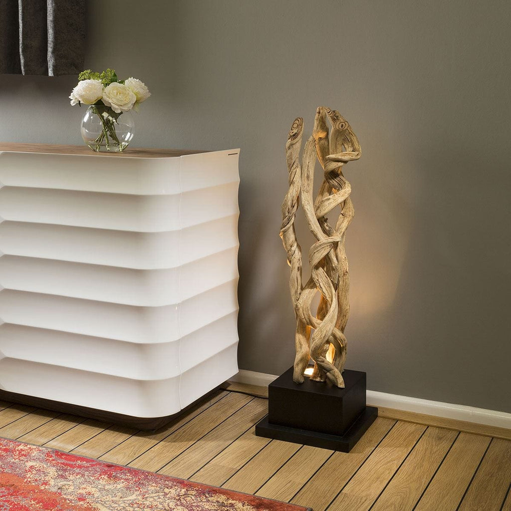 Unique Modern Designer driftwood halogen Table Lamp/Light 1000mm high