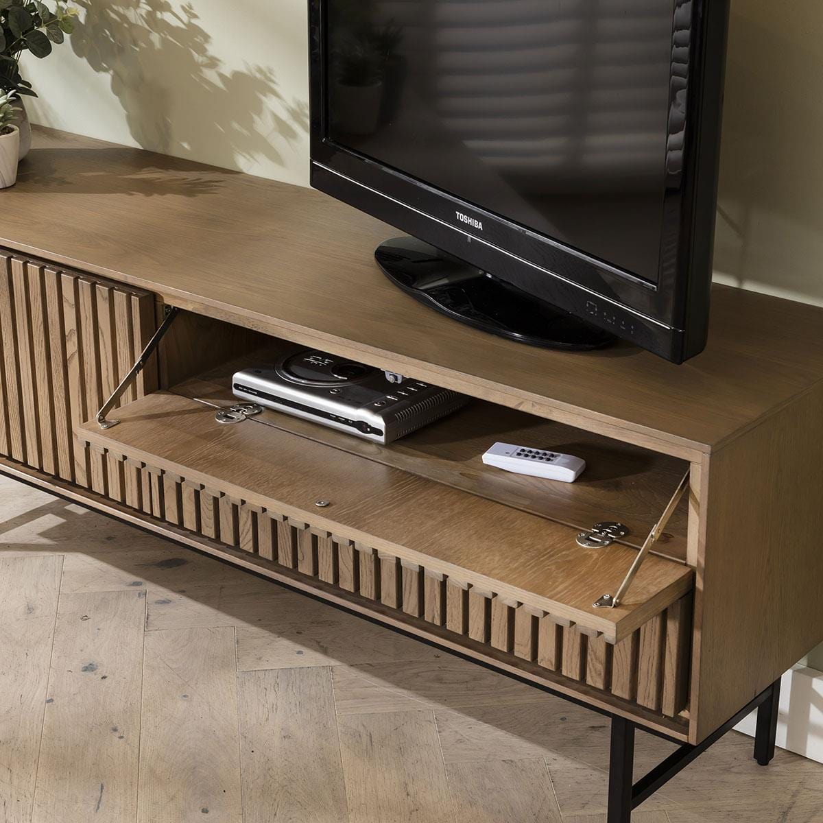 Virgo Solid Wooden TV Stand Cabinet 165cm