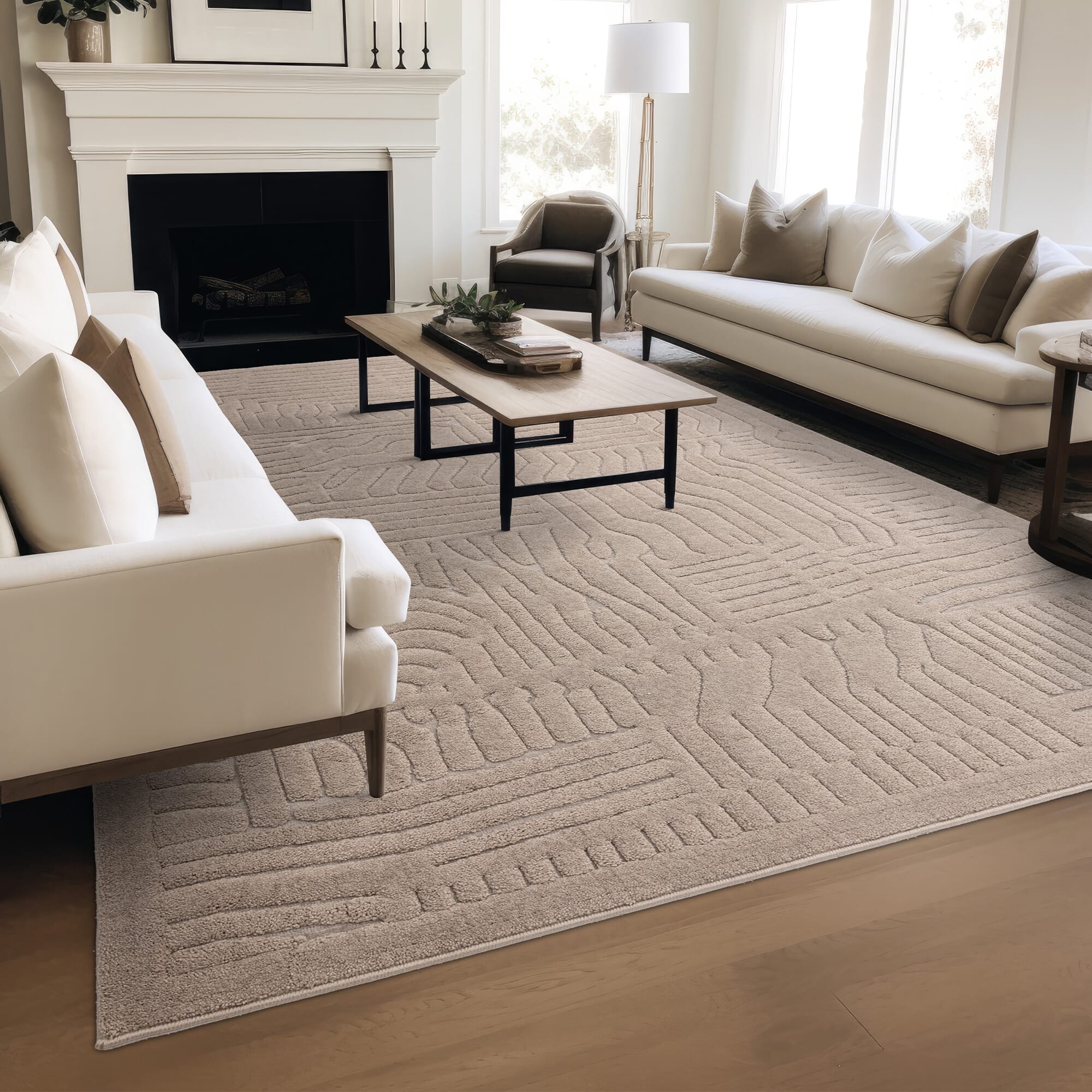 Valley Natural Route Rug